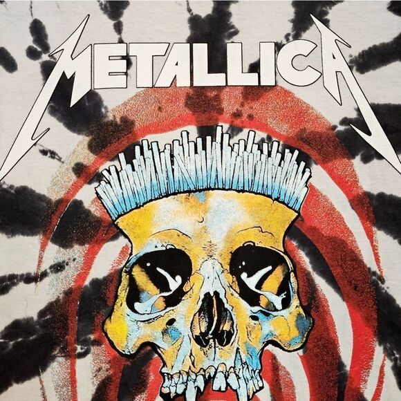 Metallica, tye dyed band tee. Unisex size Large. NWOT - Picture 3 of 7